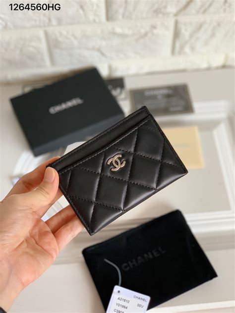 chanel card holder xl price|chanel small card holder price.